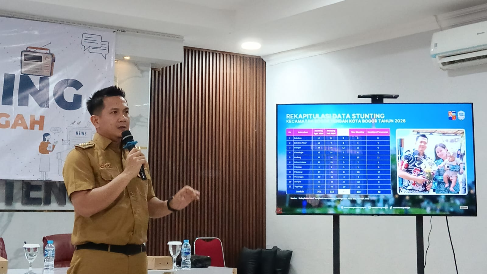 Selain Stunting, Penataan PKL jadi Fokus Kecamatan Bogor Tengah