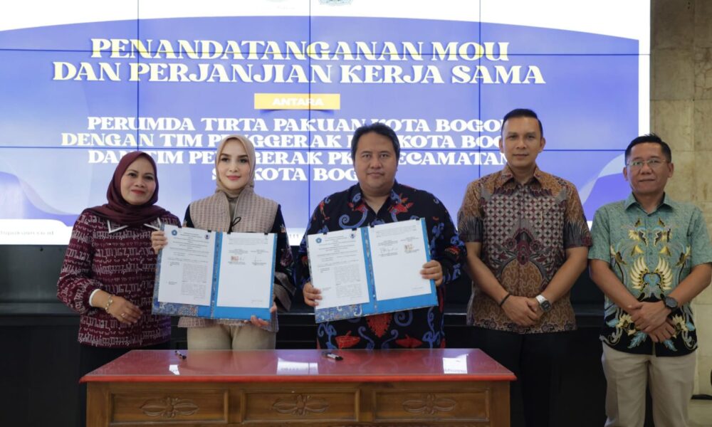 Kader PKK Bantu Data Pelanggan Perumda Tirta Pakuan 