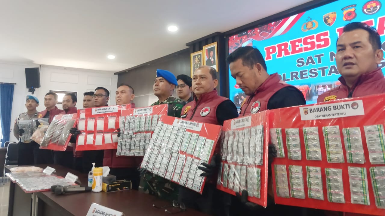 Polresta Bogor Kota Ungkap 82 Kasus Narkoba, 65 Tersangka Ditangkap