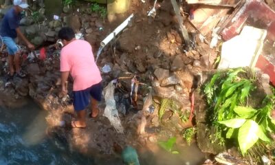 Tebing di Belakang Eks Pabrik Tahu di Ciparigi Longsor