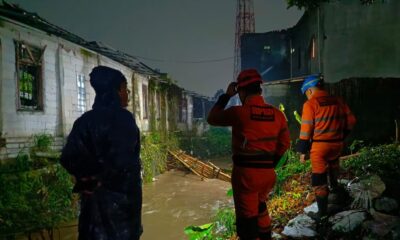 Jembatan Kayu di Sukaresmi Putus Akibat Luapan Kali Pasangrahan