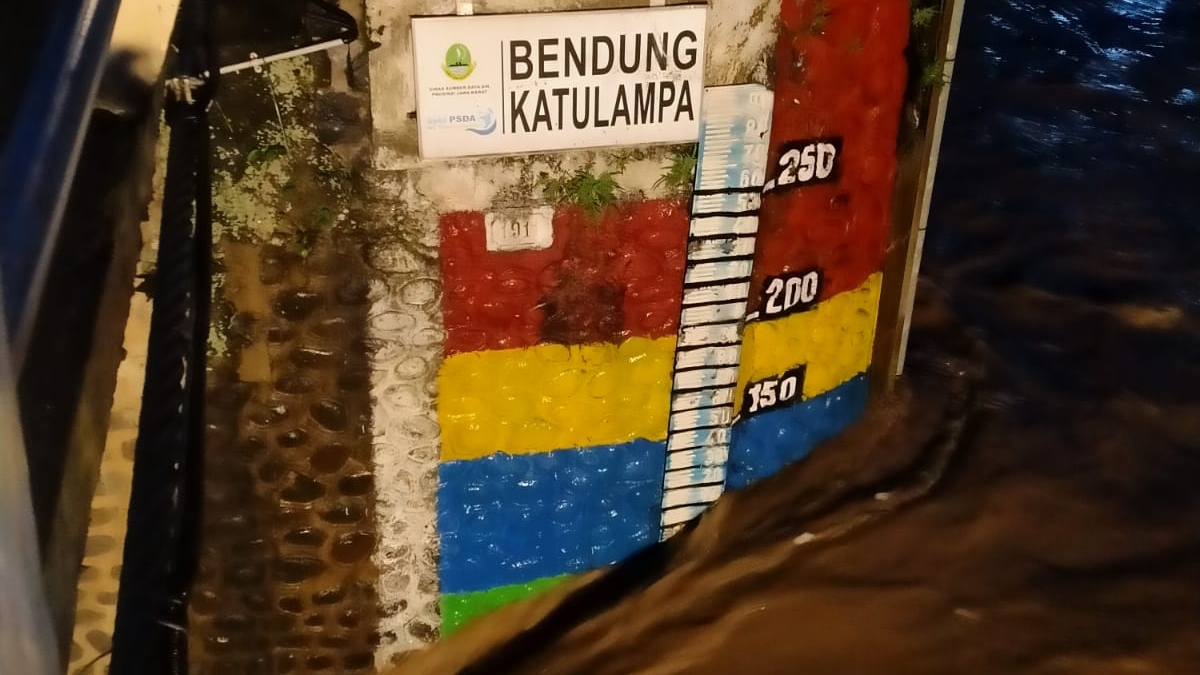 Bogor Diguyur Hujan, Bendung Katulampa Siaga 3