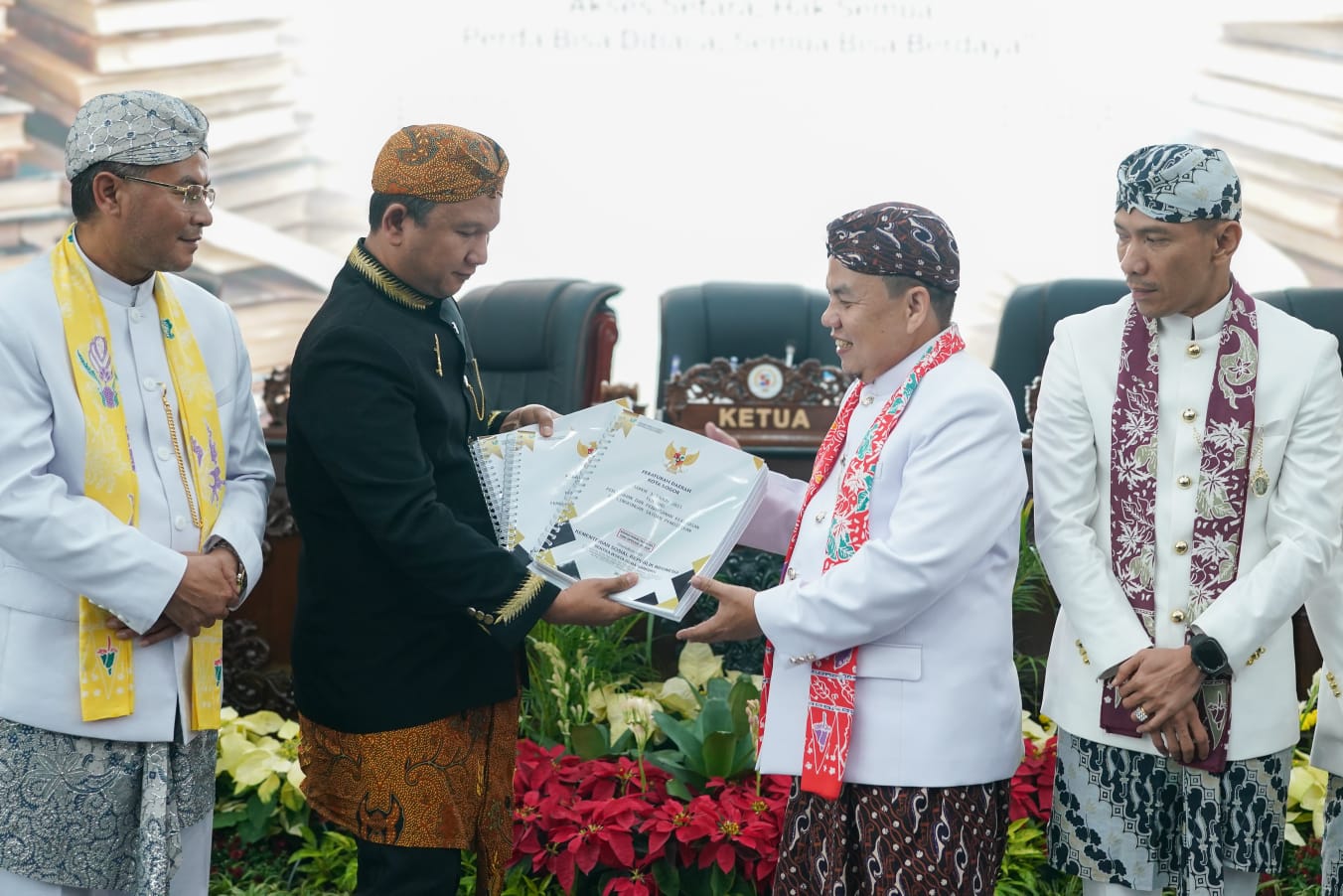 HJB ke 544, DPRD Kota Bogor Luncurkan Perda Versi Braille untuk Aksesibilitas Disabilitas