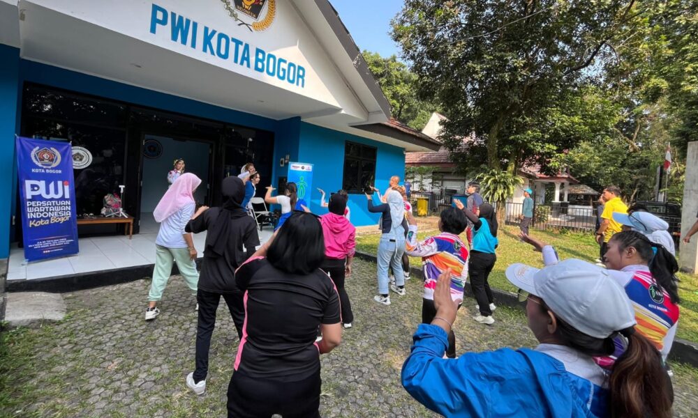PWI-ASKI Kota Bogor Perkuat Kolaborasi Lewat Jumat Sehat
