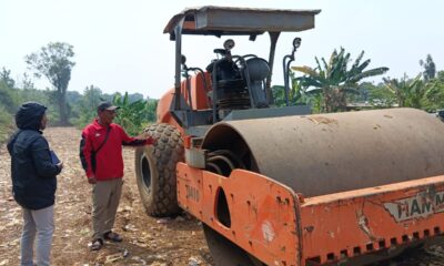 Aki Alat Berat Dinas PUPR Raib saat Pekerjaan Trase di Kayumanis