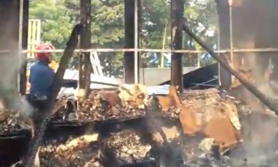Tempat Refleksi di Jalan Pajajaran Kota Bogor Hangus Terbakar