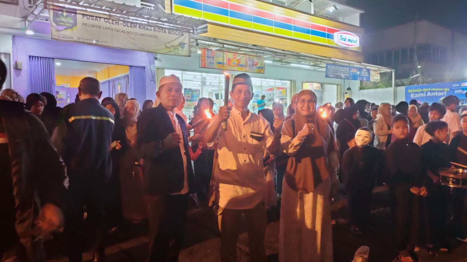 Sambut Tahun Baru Islam, Warga Pamoyanan Gelar Pawai Obor