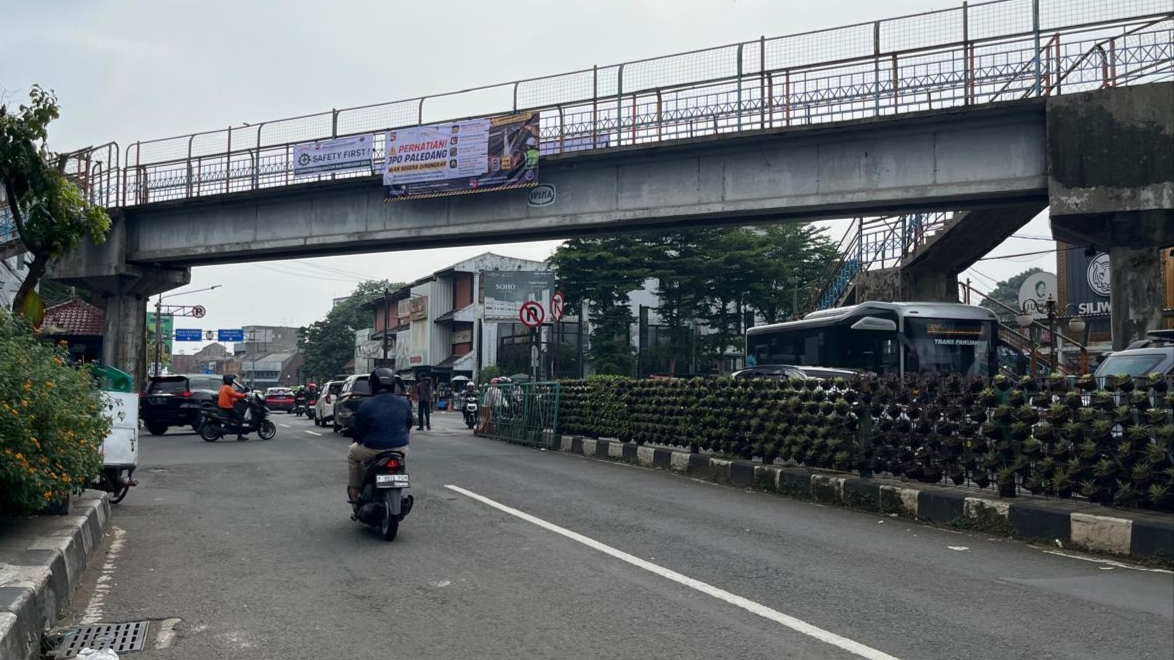 JPO Paledang Dibongkar, Ini Pengalihan Lalu Lintasnya