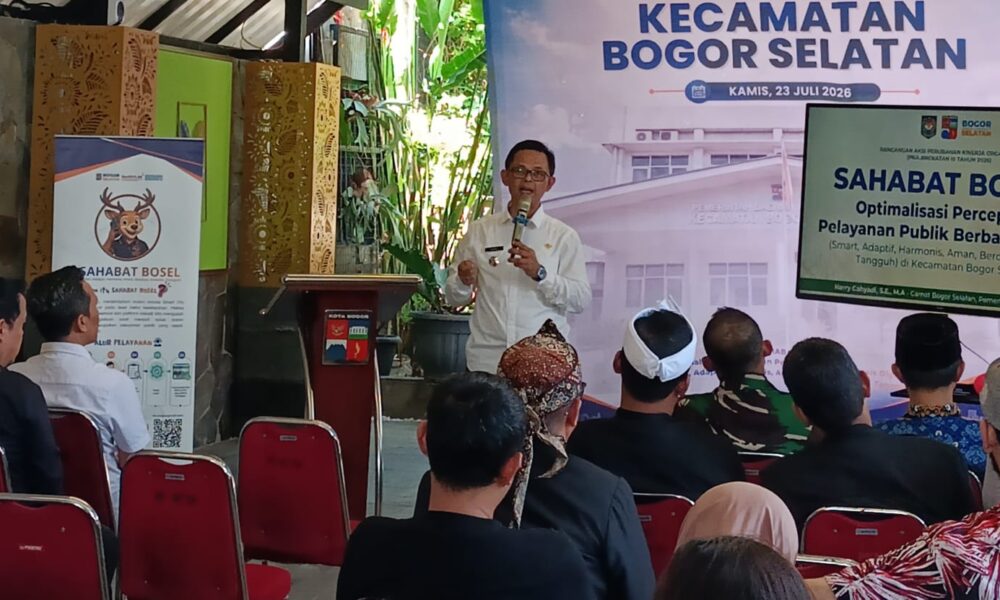 Kecamatan Bogor Selatan Siapkan Sahabat Bosel, Inovasi Digital untuk Pelayanan Publik