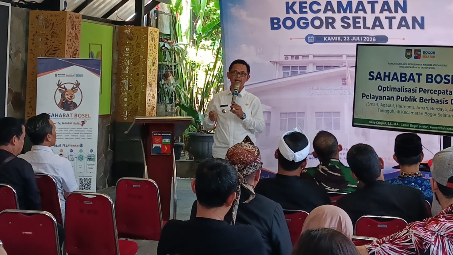 Kecamatan Bogor Selatan Siapkan Sahabat Bosel, Inovasi Digital untuk Pelayanan Publik