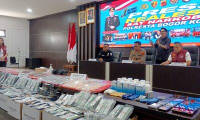 3 Bulan Ungkap Kasus Narkoba, Polisi Tangkap 68 Tersangka di Kota Bogor