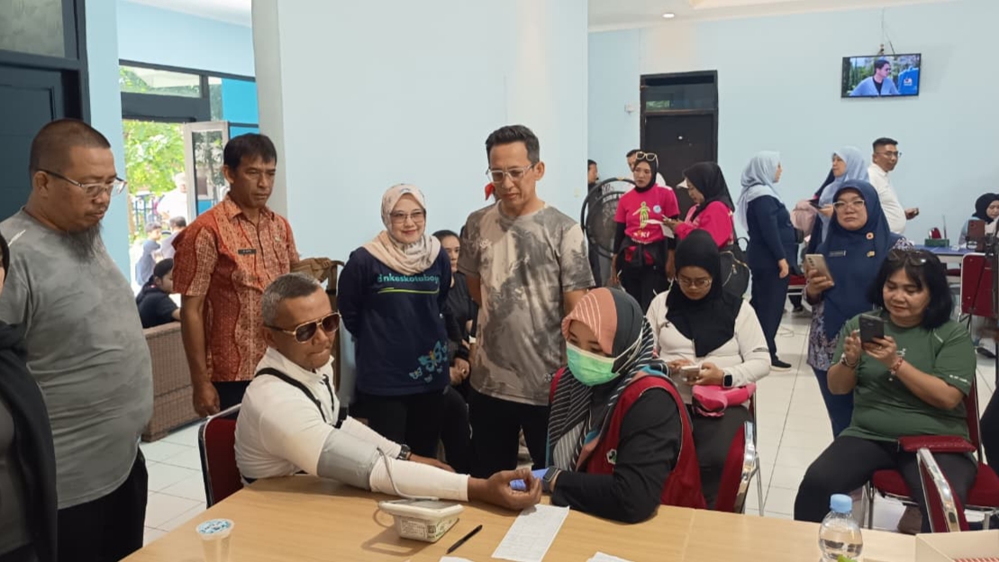 Jumat Sehat PWI, Dinkes Kota Bogor Cek Kesehatan Gratis Wartawan