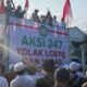 Ratusan Massa Gelar Aksi Tolak LGBTQ dan Miras di Balai Kota Bogor