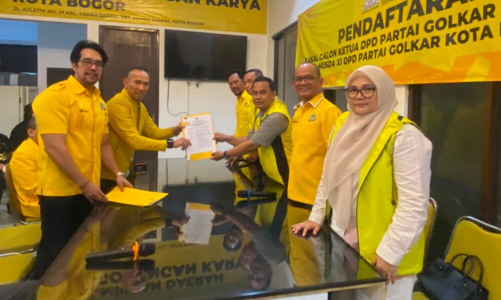 Rusli Prihatevy jadi Calon Tunggal Ketua Golkar Kota Bogor di Musda XI