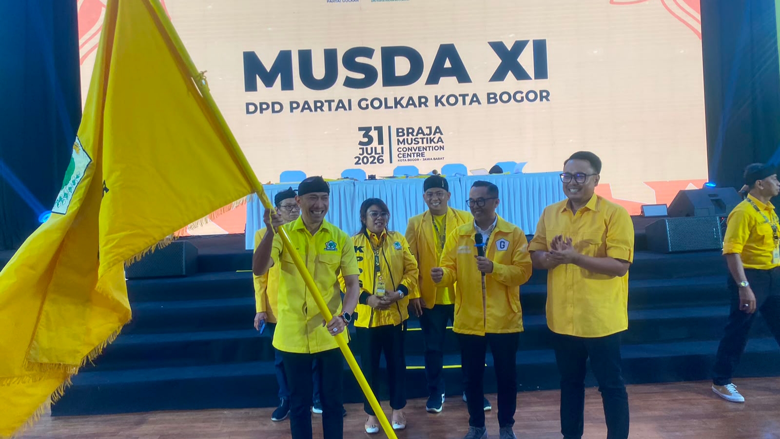 Terpilih Secara Aklamasi, Rusli Prihatevy Kembali Pimpin Golkar Kota Bogor