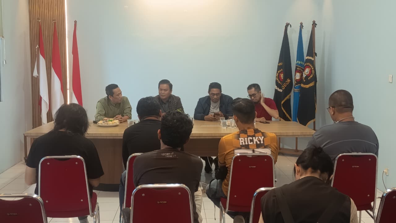Jelang Konferprov PWI Jabar, Kang Andy Sambangi PWI Kota Bogor