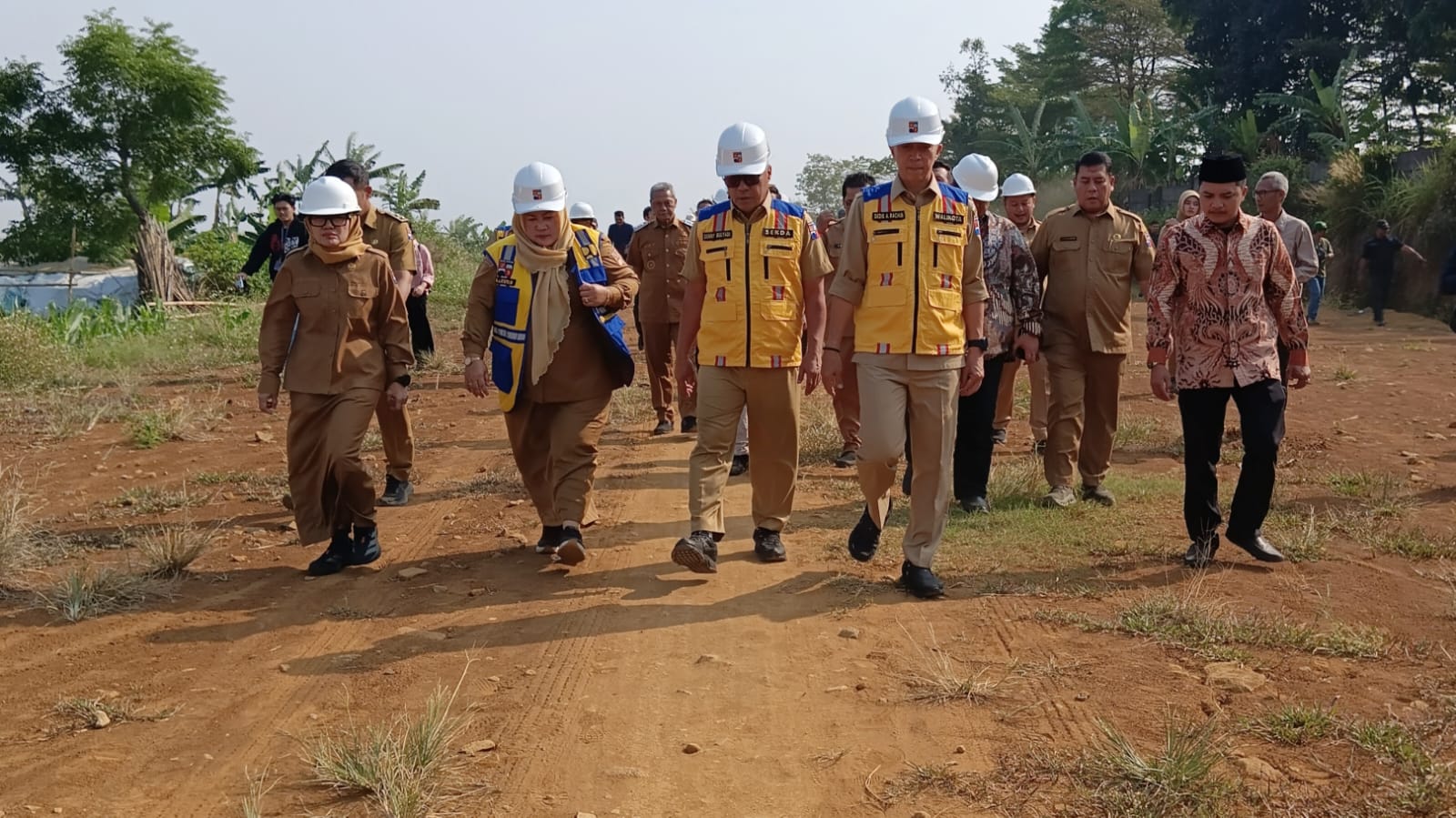 Jalan Akses Kantor Pemerintahan di Katulampa Dibangun