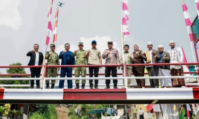 Jembatan Garuda King Ago Batu Tapak di Kota Bogor Diresmikan