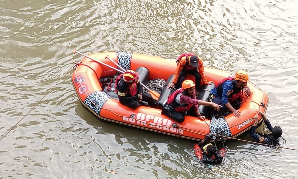 Hari Kedua Pencarian, Korban Diduga Terjatuh ke Sungai Cisadane Belum Ditemukan