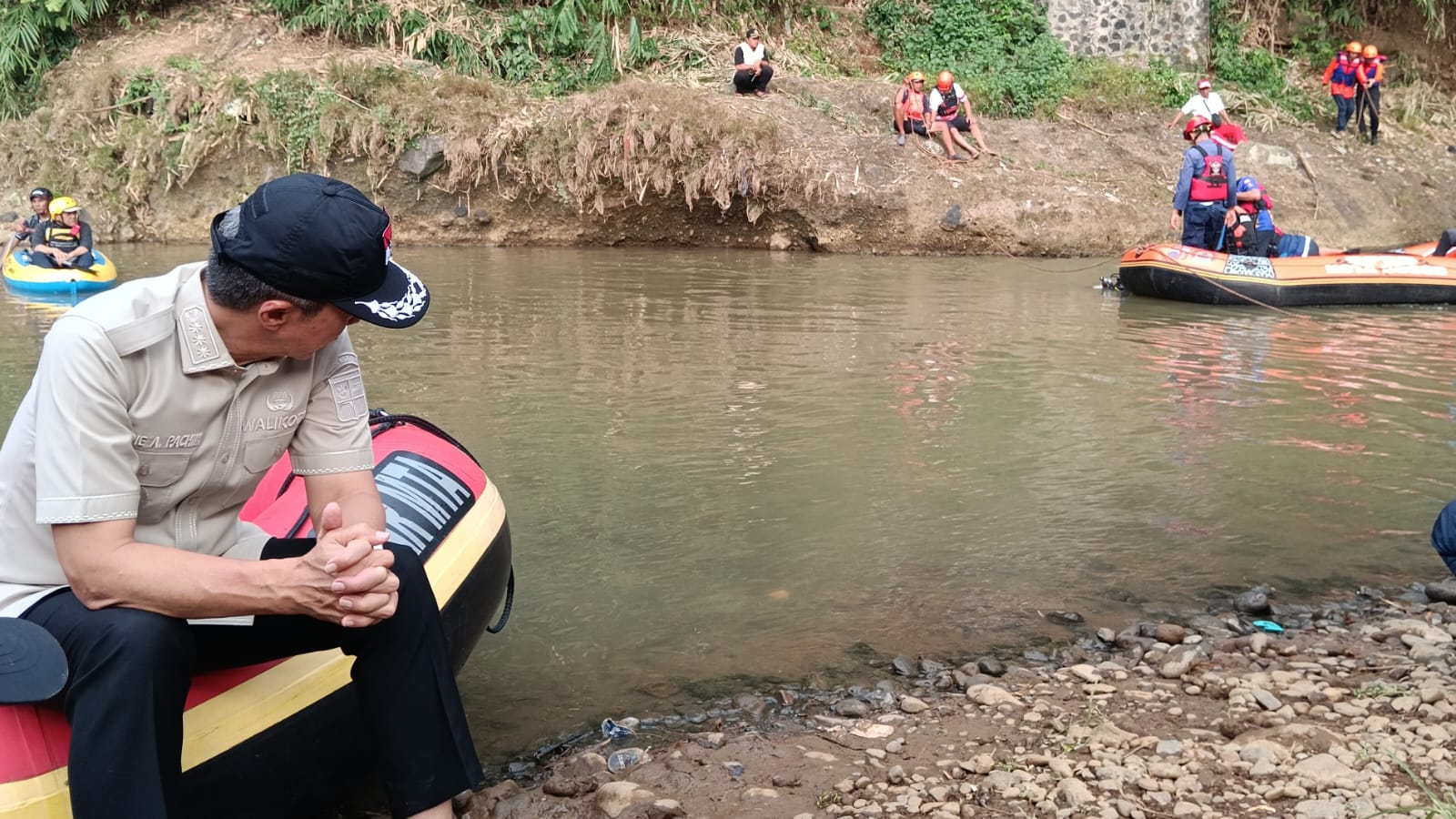 Hari ke 4 Pencarian ASN Kota Bogor, SAR Gabungan Angkat Sampah dan Sedimen