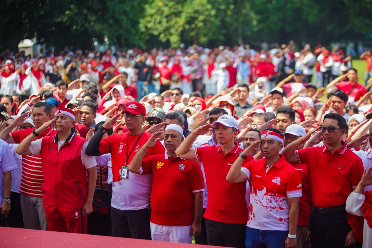 HUT ke-81 RI, Ribuan Warga Ikuti Jamuan Rakyat di Istana Bogor