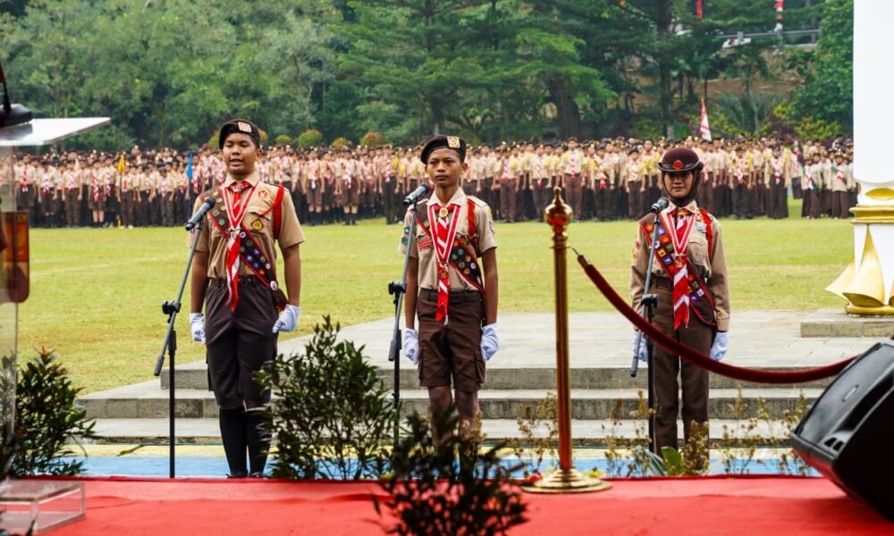 Apel Hari Pramuka ke-65, Dedie Rachim Ajak Pramuka Perkuat Keterampilan dan Inovasi
