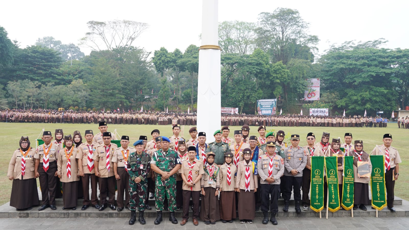 Hadiri Hari Pramuka ke-65, Zenal Abidin Tegaskan Dukungan DPRD Kota Bogor 