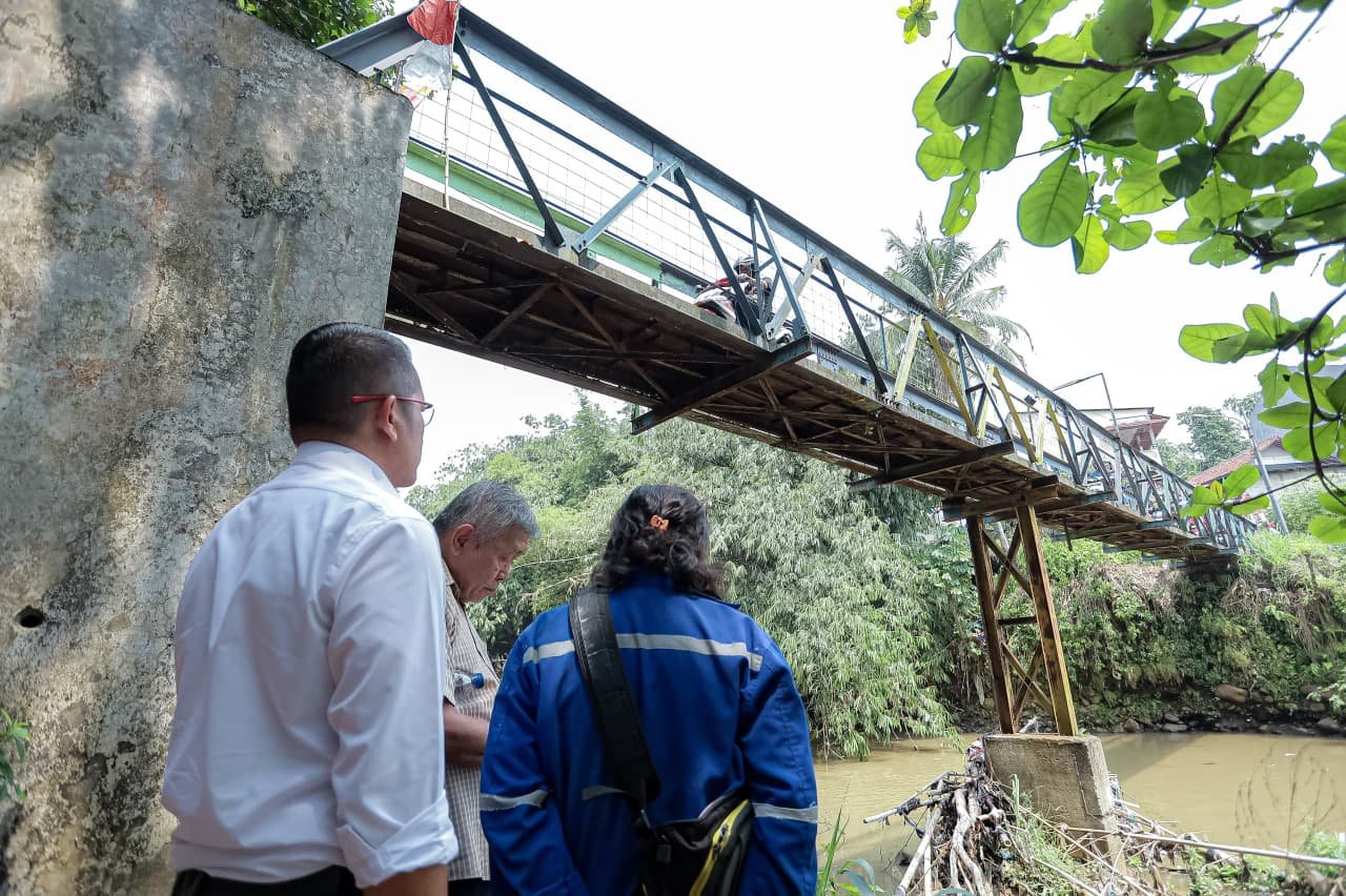 Jembatan Ranggamekar–Batutulis Diperbaiki, Lebar Bertambah jadi 2 Meter