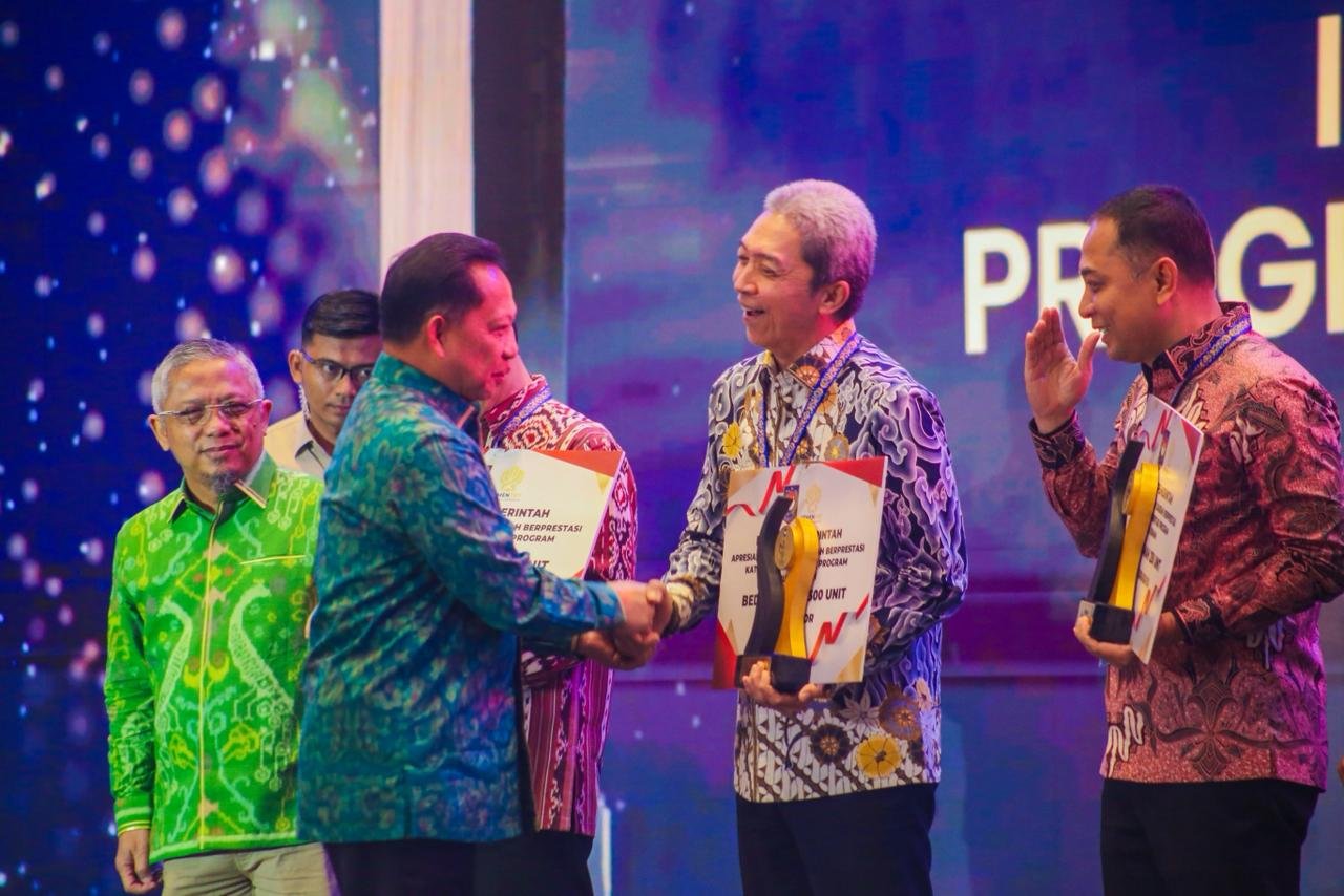 Pemkot Bogor Raih Penghargaan Implementasi Program 3 Juta Rumah