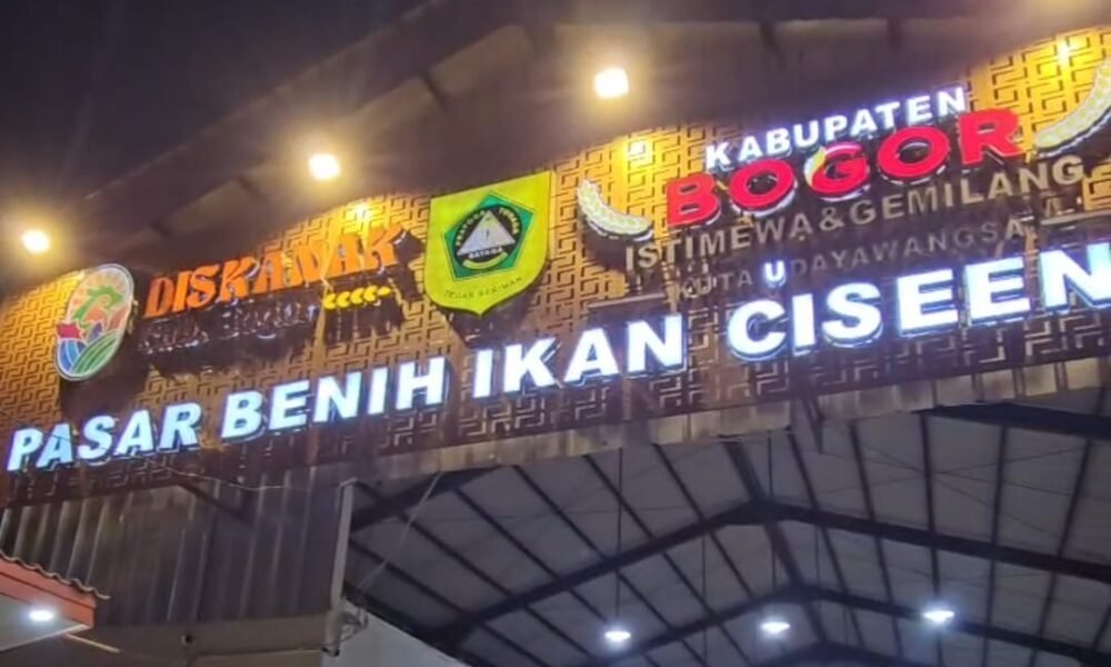 Pasar Benih Ikan Ciseeng Bersolek, Kini Lebih Modern dan Nyaman