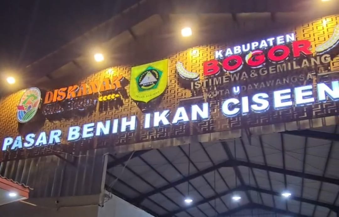 Pasar Benih Ikan Ciseeng Bersolek, Kini Lebih Modern dan Nyaman