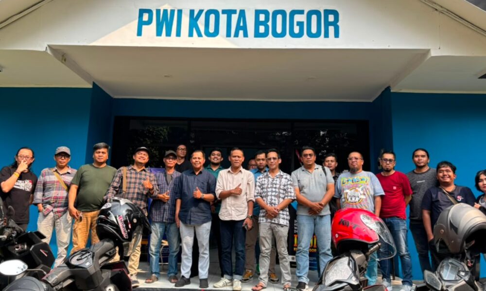 Sambangi PWI Kota Bogor, Tantan Sulthon Temukan Kesamaan Program Unggulan untuk PWI Jabar
