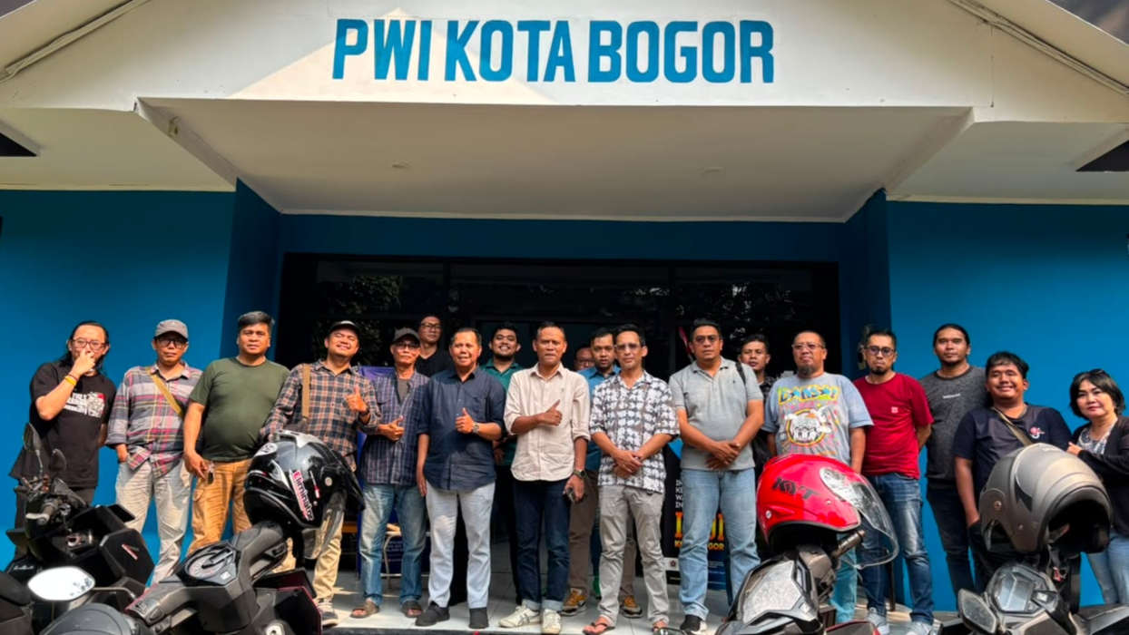 Sambangi PWI Kota Bogor, Tantan Sulthon Temukan Kesamaan Program Unggulan untuk PWI Jabar