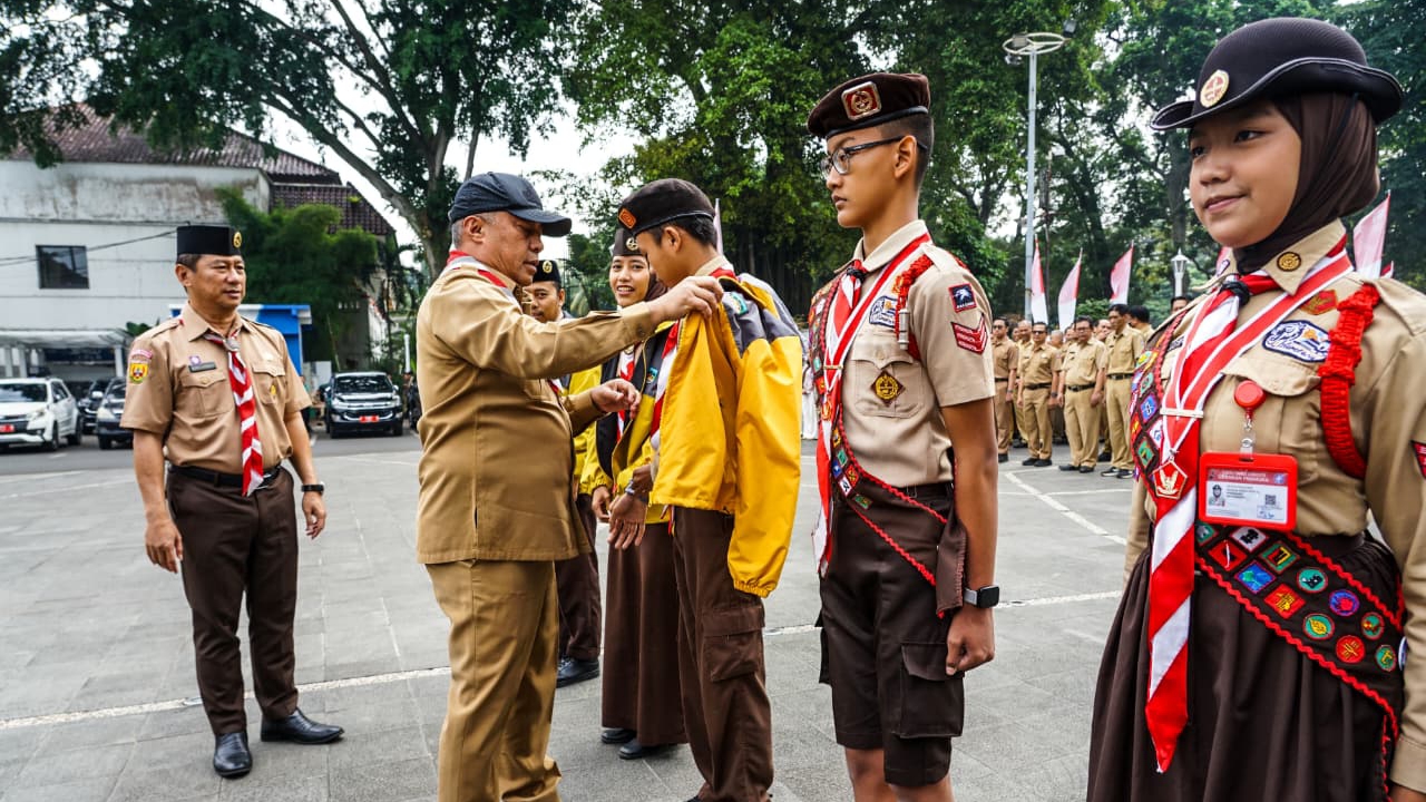Kontingen Pramuka Kota Bogor Menuju Jamnas XII, Libatkan 8 Anggota Berkebutuhan Khusus