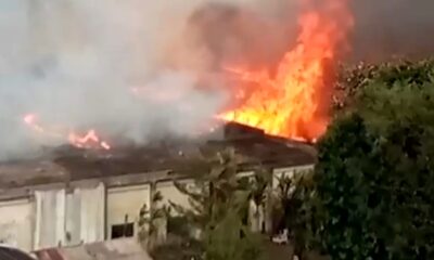 Gudang Eks Pabrik Tekstil di Kota Bogor Terbakar, 10 Unit Pemadam Dikerahkan