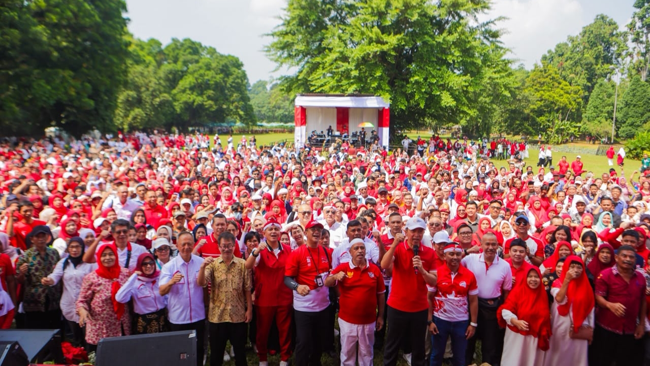 Ribuan Warga Tumpah Ruah di Jamuan Rakyat Istana Bogor