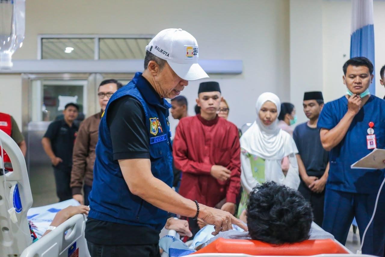 Dedie Rachim Pastikan 56 Anak Korban Kebakaran Ponpes Ditangani Maksimal
