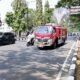 Antisipasi Abu Vulkanik, Damkar Kabupaten Bogor Semprot Jalan di 11 Wilayah