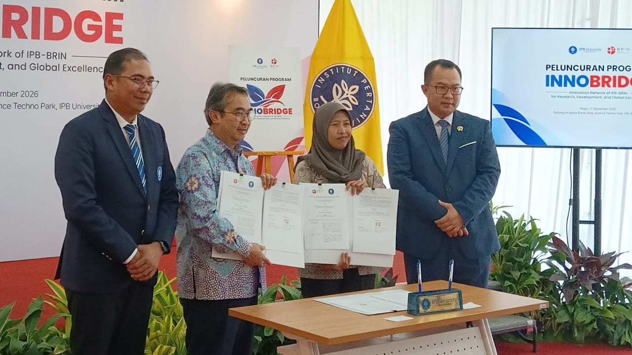IPB University-BRIN Luncurkan INNOBRIDGE, Perkuat Kolaborasi Riset Pangan