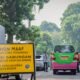 Puluhan Angkot dan AKDP Terjaring Operasi Gabungan di Jalan Siliwangi