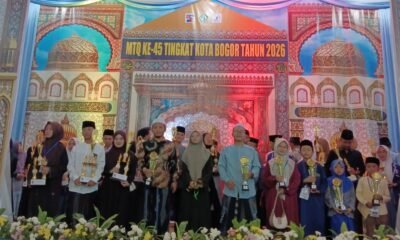 58 Pemenang MTQ ke-45 Bakal Wakili Kota Bogor di Jawa Barat