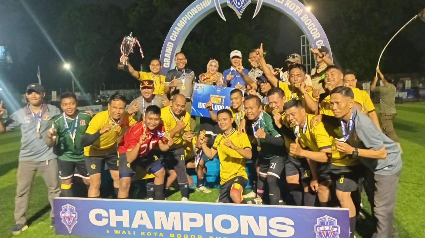 Gol Tunggal Antar Satpol PP Juara Wali Kota Bogor Cup 2026