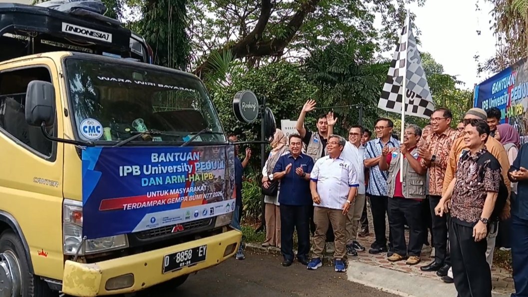 IPB University Kirim 1,2 Ton Nasi Steril untuk Warga Terdampak Gempa NTT