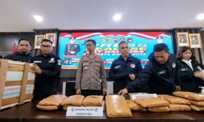 Pengiriman 18 Kg Ganja Bogor-Sidoarjo Digagalkan Polisi 