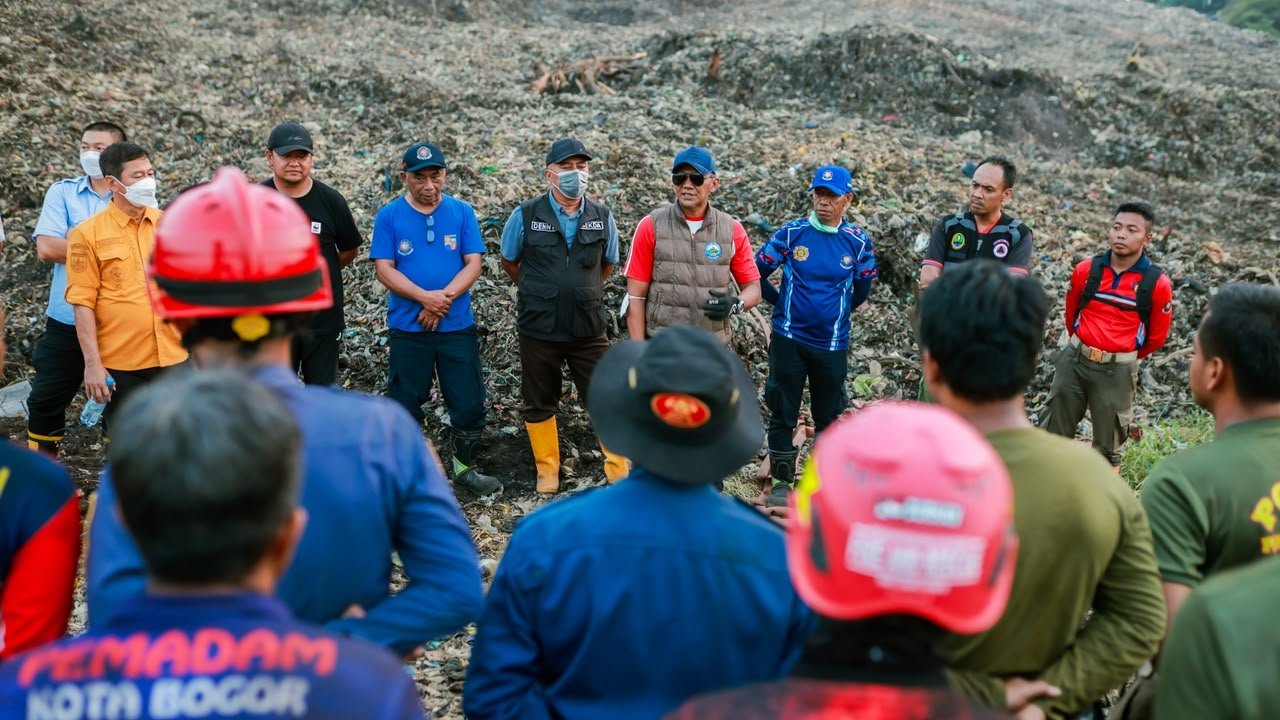 Titik Api di TPAS Galuga Bogor Padam, Petugas Tetap Siaga