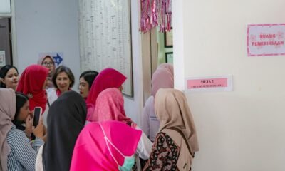 Warga Babakan Pasar Ikuti Pemeriksaan Kanker Gratis 