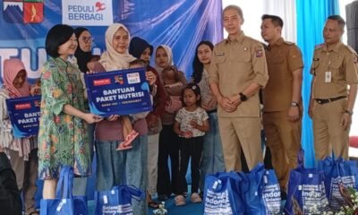 250 Paket Nutrisi Dibagikan di Sempur, Warga Juga Bisa CKG
