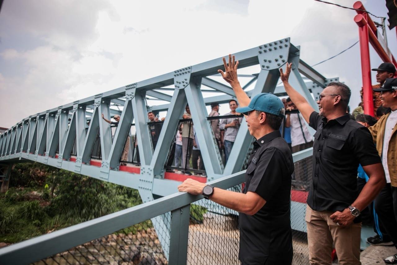 Hubungkan 2 Wilayah, Jembatan Pasirjaya-Paledang Siap Dimanfaatkan Warga