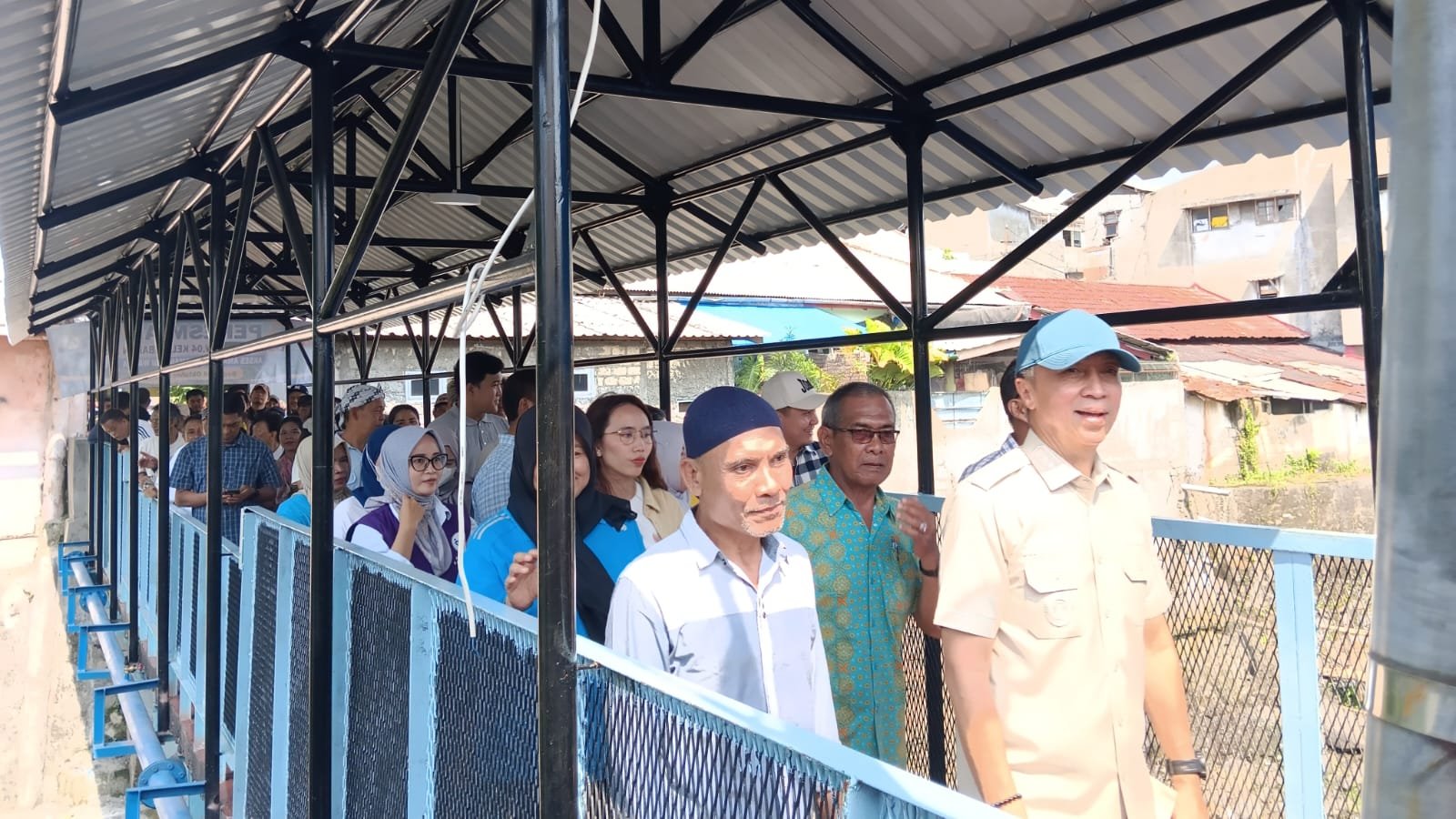 Jembatan Pulo Geulis Diresmikan, Kini Diperlebar dan Beratap