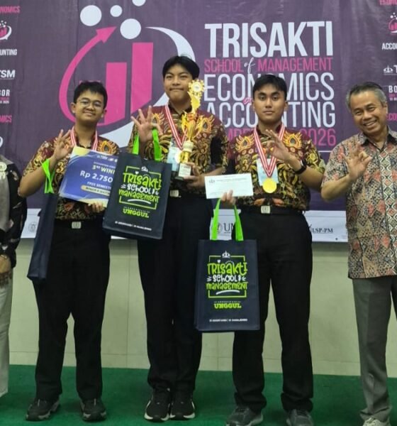 Konsisten Juara, Siswa SMAN 3 Bogor Dapat Beasiswa Universitas Trisakti